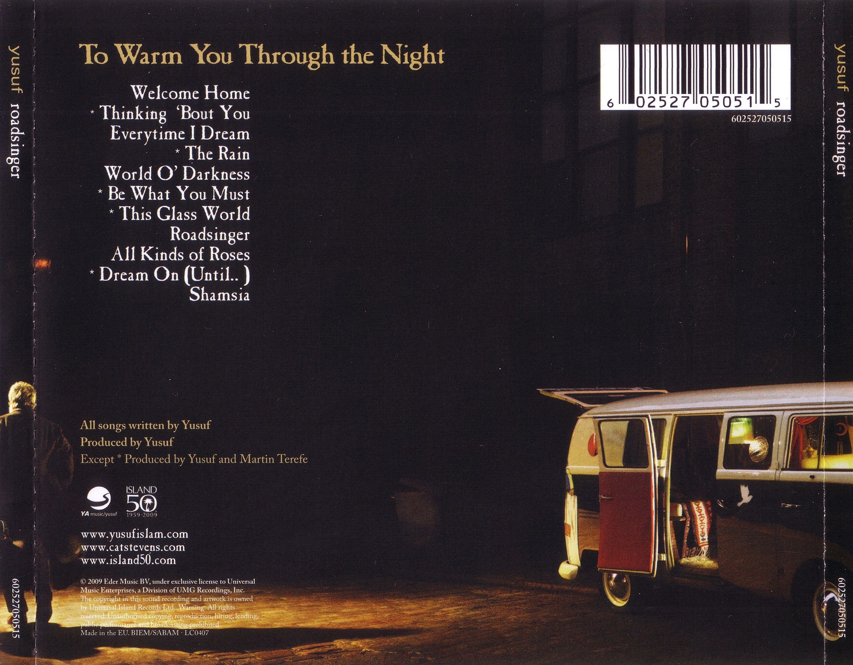 Yusuf Islam  Roadsinger : Back